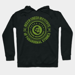 Beech Creek Institute Stencil Seal (Olive Ink) Hoodie